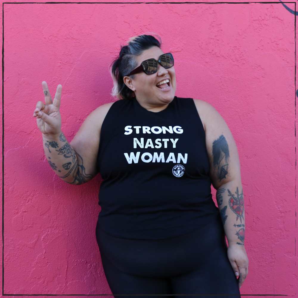 Feminist Tees for Outspoken Women the Grown-Ass Woman Shirt by Strong  Athletic