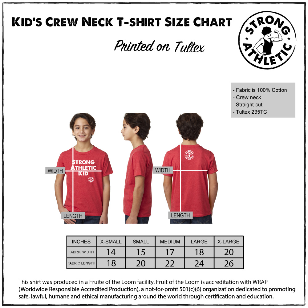 Youth Size Chart