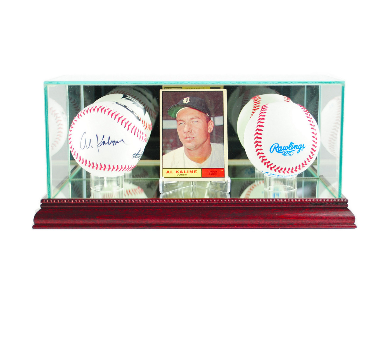 Perfect Cases Card and Double Baseball Display Case, Black Perfect Cases Card and Double Baseball Display Case, Black