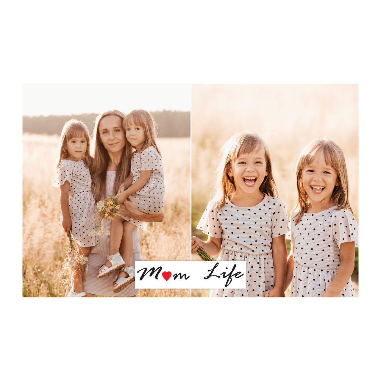 Mother's Day Photo Print 2 Vertical Perfect Cases and Frames