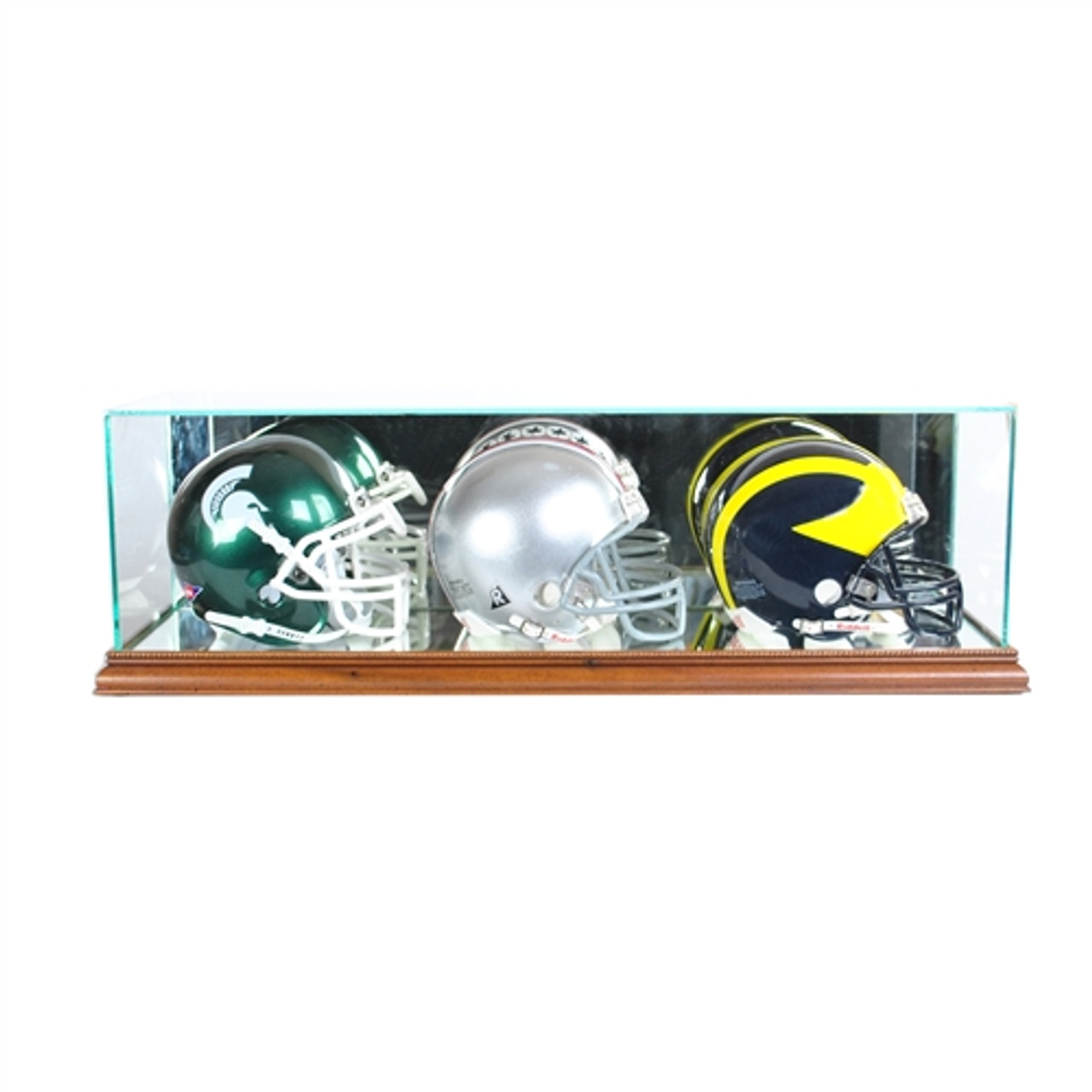 Triple Mini Helmet Display Case Perfect Cases, Inc.
