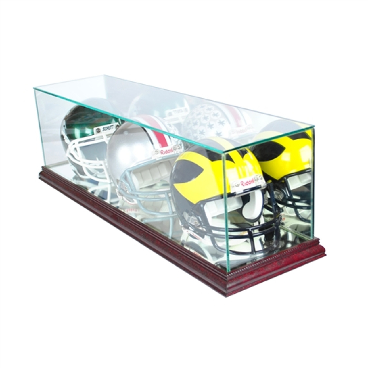 Triple Mini Helmet Display Case Perfect Cases, Inc.