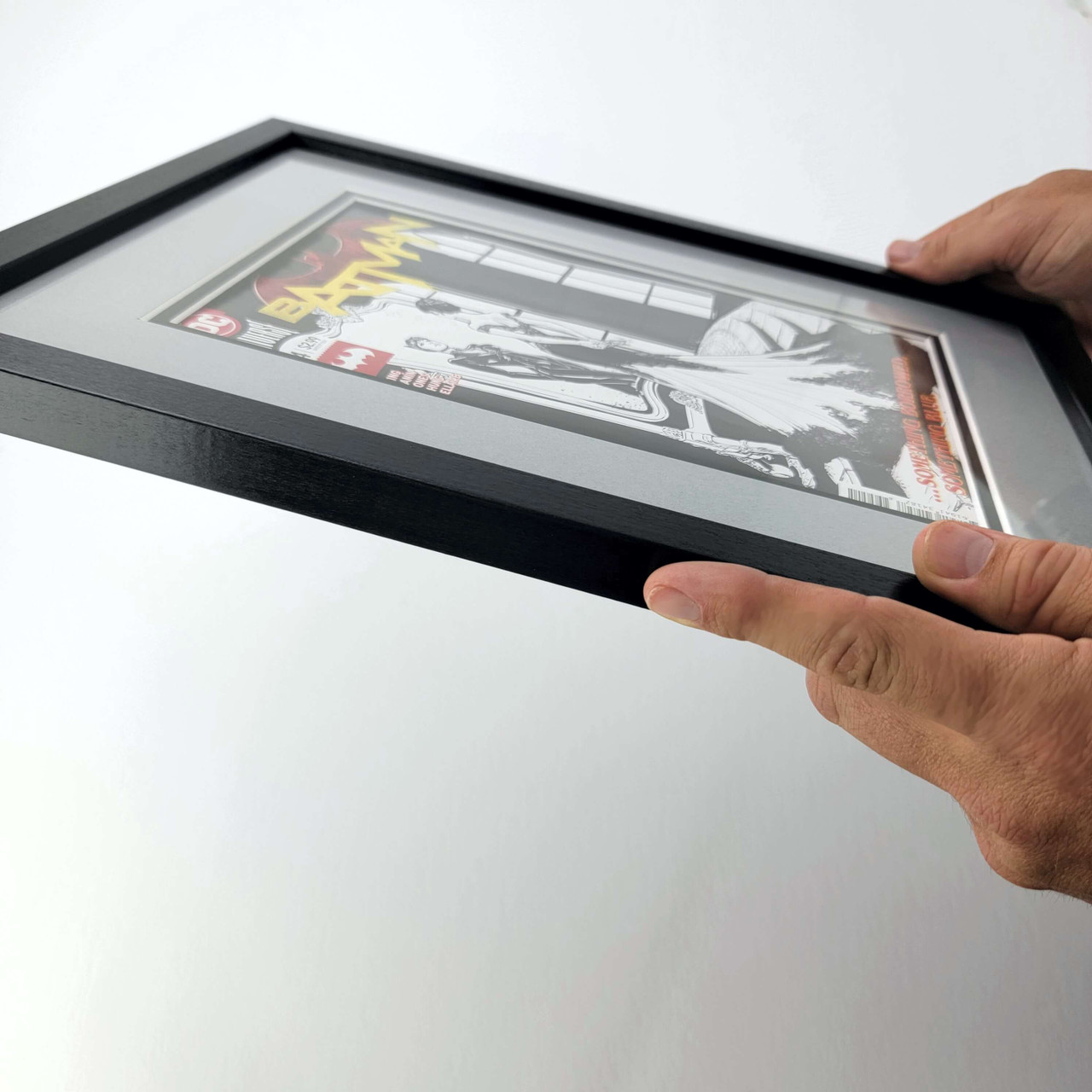 Quad (4) Comic Book Frame with Classic Moulding | Perfect