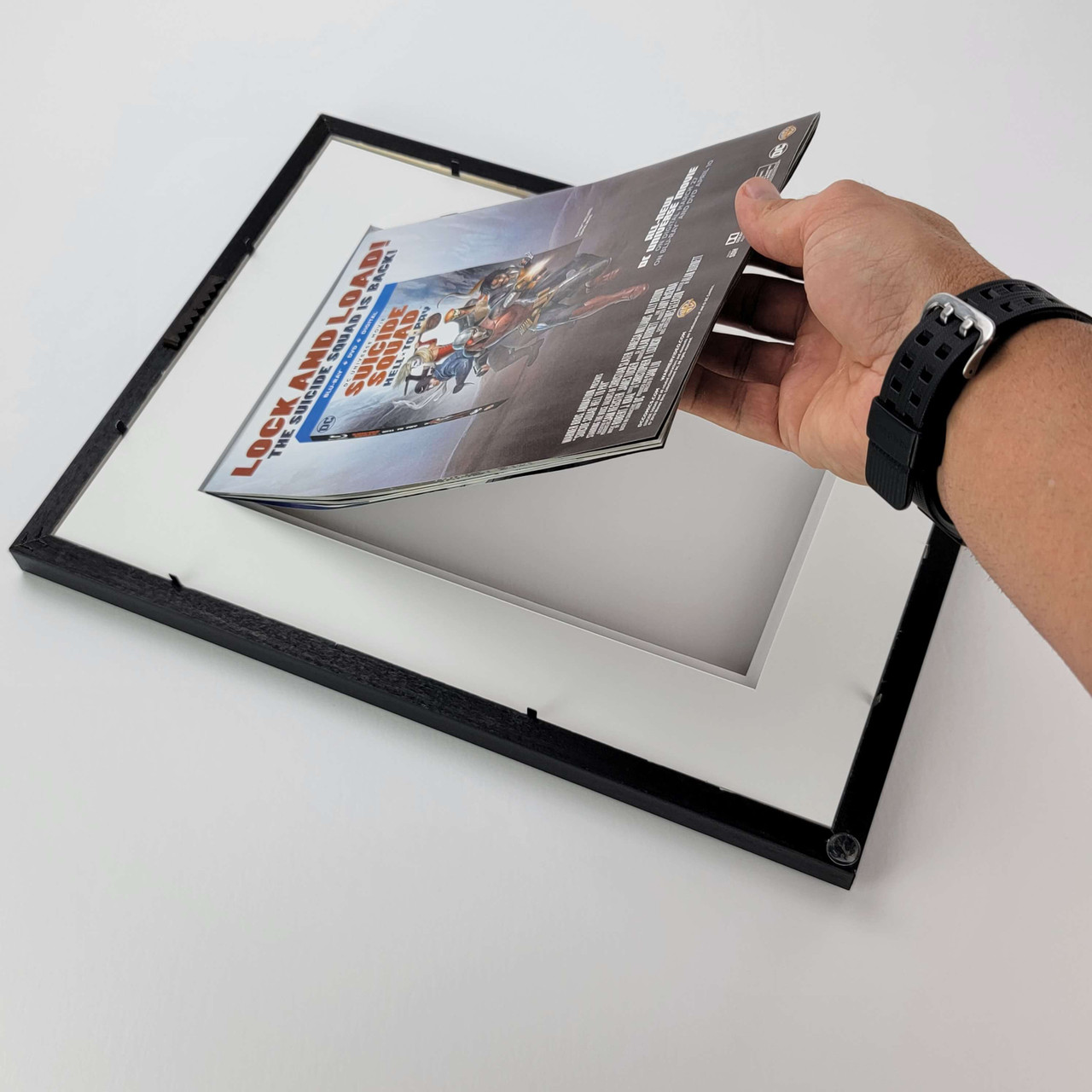 Quad (4) Comic Book Frame with Classic Moulding | Perfect