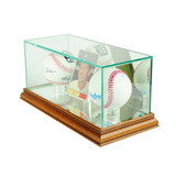 Card and Double Baseball Display Case