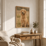 Personalized Pet Memorial Canvas Print - Framed