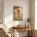 Personalized Pet Memorial Frameless Glass Photo Print