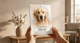 Personalized Pet Memorial Frameless Glass Photo Print