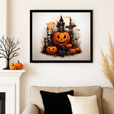 Jack-O-Lantern Mix - Light Halloween Print