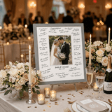 Signature Moment Frame – Personalized Framed Canvas Print with Custom Text