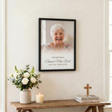 Personalized Memorial Canvas Print - Framed