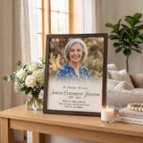 Personalized Memorial Canvas Print - Framed