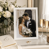 Personalized Framed Canvas Wedding Photo Print