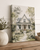 Personalized New Home Wrapped Canvas Photo Print