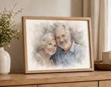 Personalized Anniversary Framed Canvas Photo Print