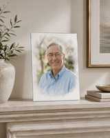 Personalized Retirement Glass Print