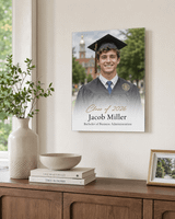 Personalized Graduation Glass Print