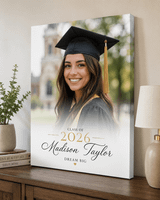 Personalized Graduation Wrapped Canvas Print
