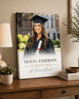 Personalized Graduation Wrapped Canvas Print