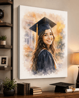 Personalized Graduation Wrapped Canvas Print
