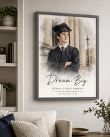 Personalized Framed Graduation Canvas