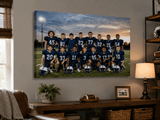 Personalized Team Canvas Print
