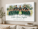 Personalized Team Canvas Print