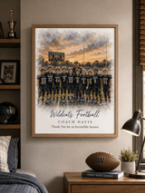 Personalized Framed Team Canvas