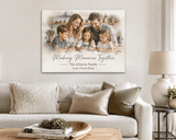 Personalized Family Glass Print