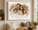 Personalized Family Wrapped Canvas Print