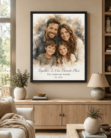 Personalized Framed Family Canvas