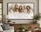 Personalized Framed Family Canvas