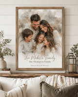 Personalized Framed Family Canvas