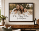 Personalized Framed Family Canvas