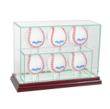 6 Upright Baseball Display Case