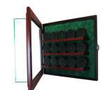 15 Hockey Puck Cabinet Style Display Case 4