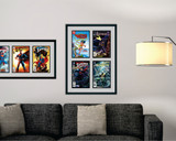 Triple Comic Book Frame with Classic Moulding