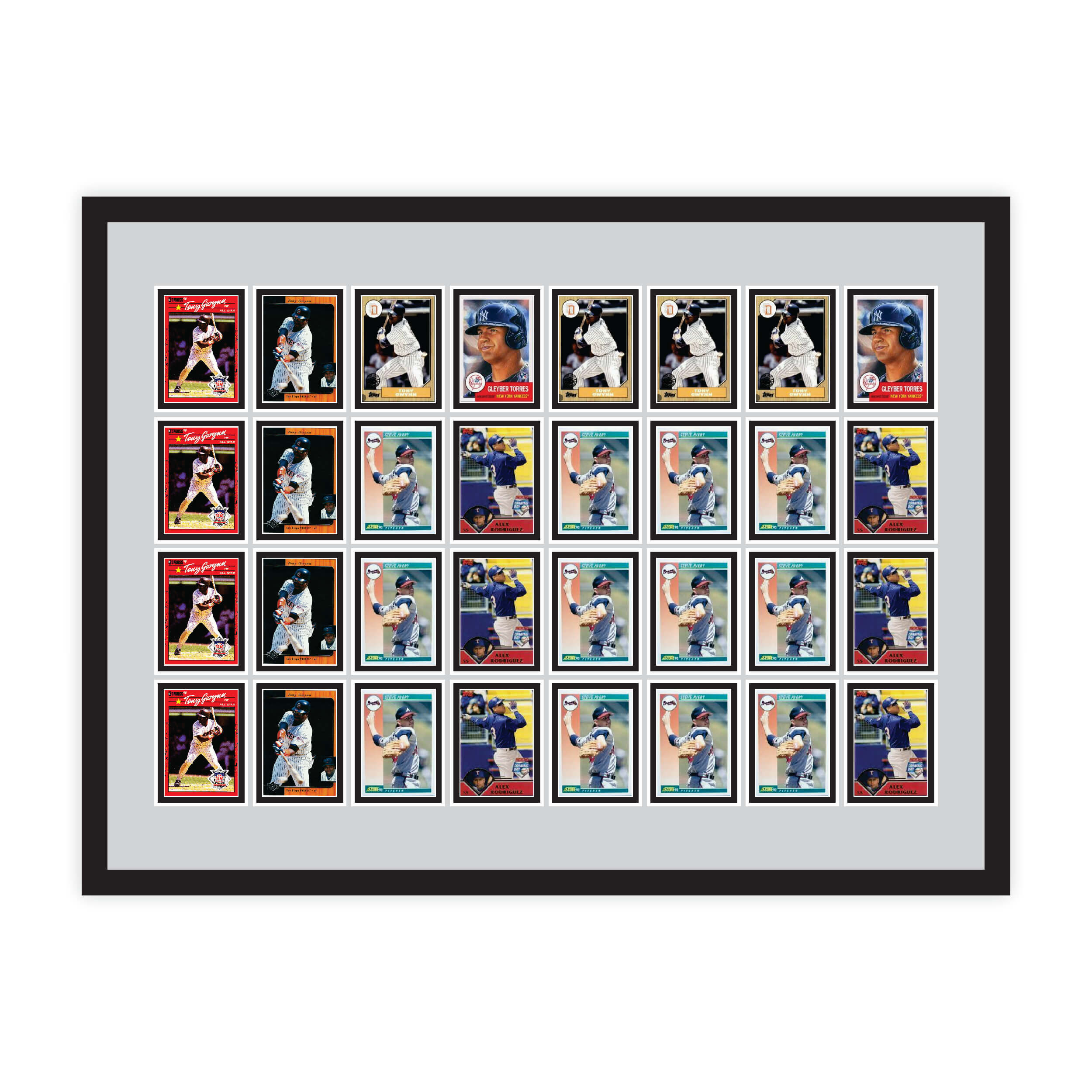 Sports Card Frame with Double Matting Perfect Cases and Frames