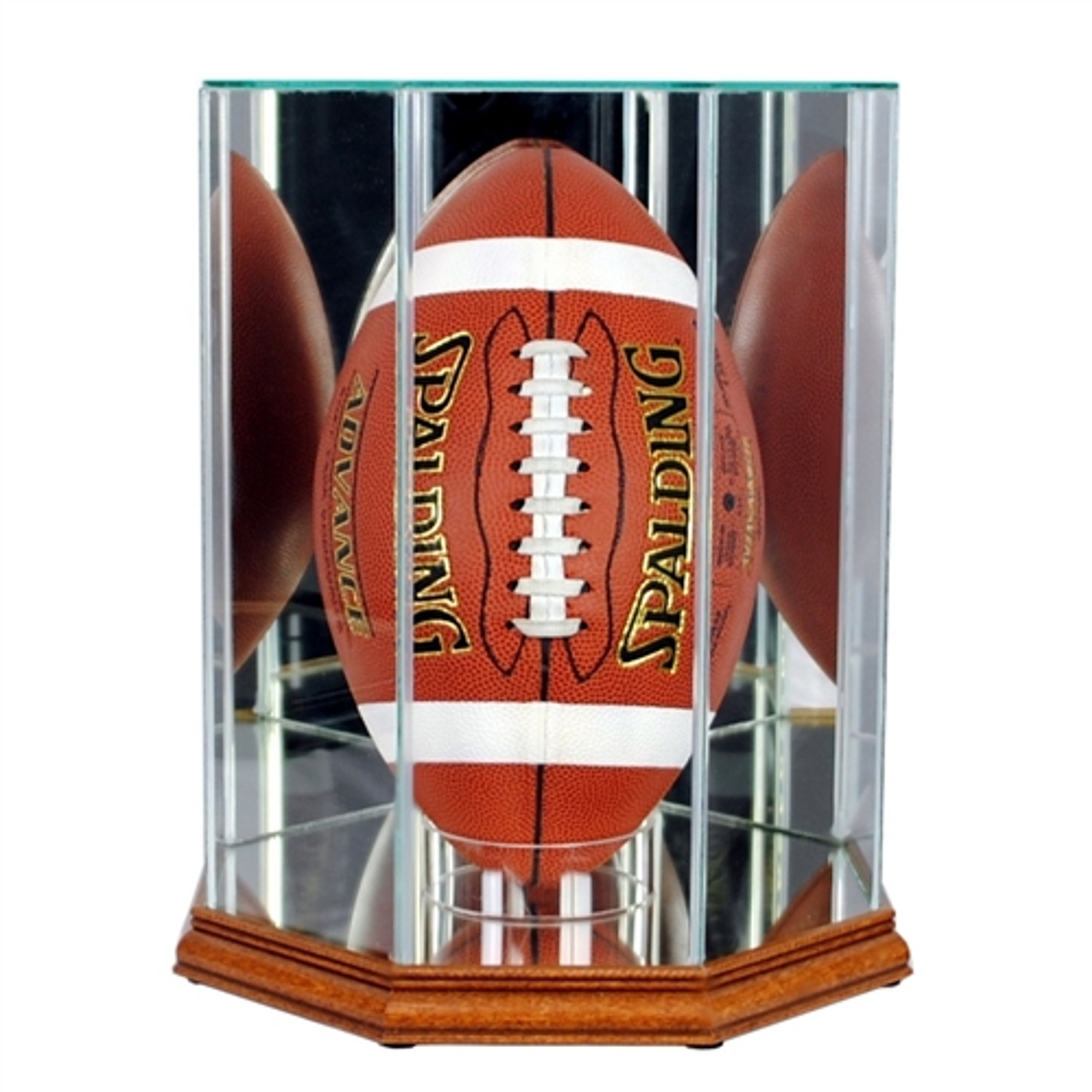 Upright Football Display Case Perfect Cases, Inc.