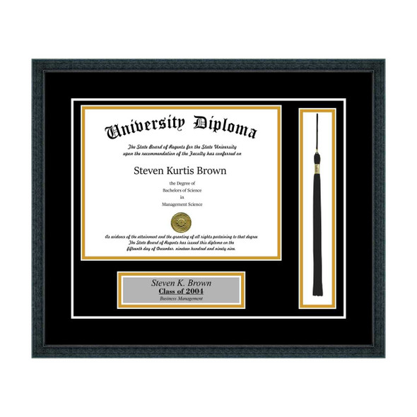 Personalized Diploma Frame with Tassel