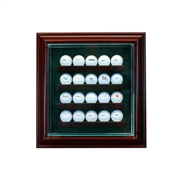 20 Golf Ball Cabinet Display Case