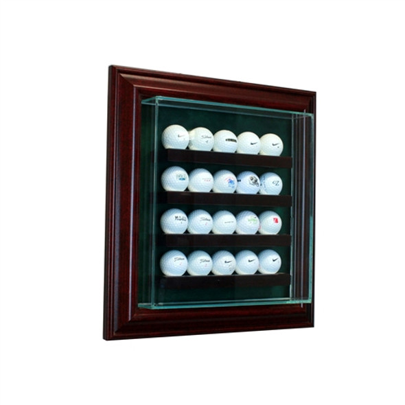 20 Golf Ball Cabinet Display Case