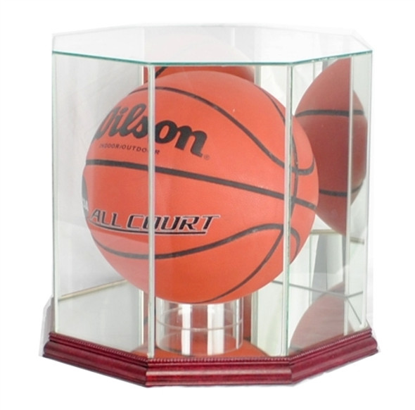 Octagon Basketball Display Case