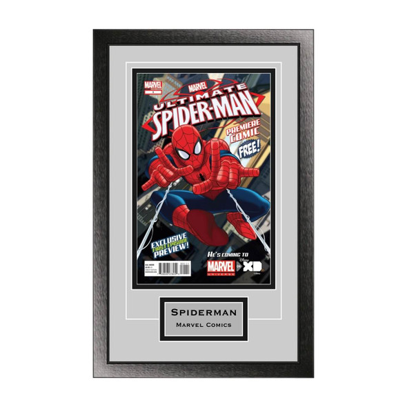 Single Comic Book Frame with Engraving