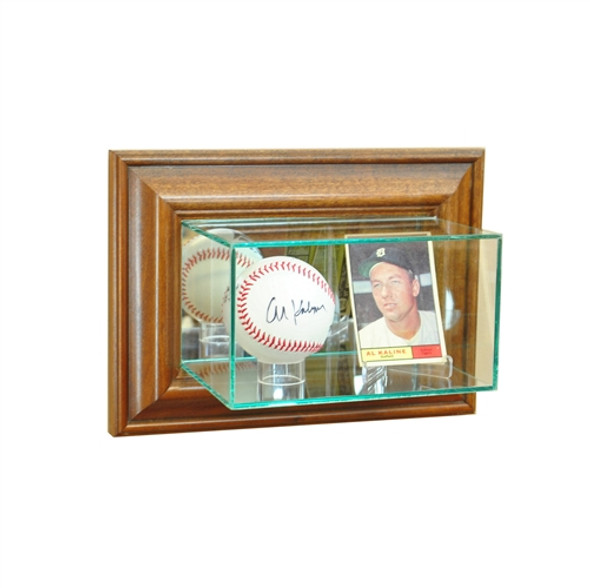 Wall-Mounted Card and Single Ball Display Case