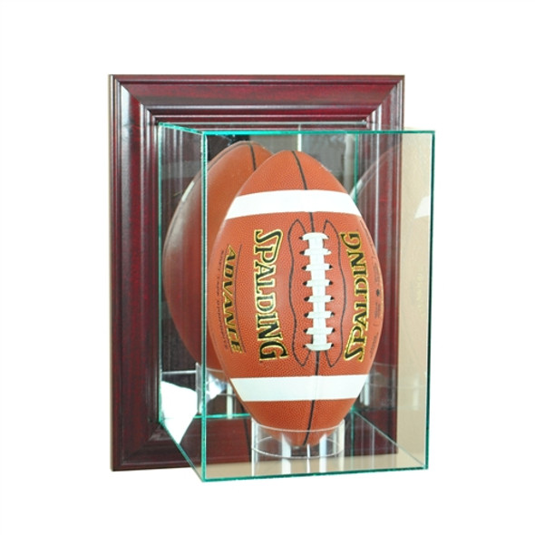 Wall Mounted Upright Football Display Case