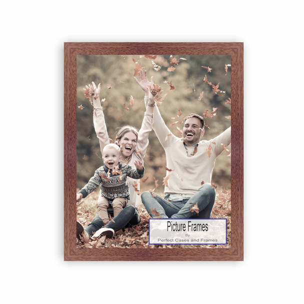 Dark Brown Color Wood Picture Frame for Photos and Wall Art | Real Wood Moulding and Double Strength Glass | 4x6 5x7 8x10 11x14 16x20 18x24