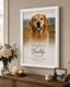 Personalized Pet Memorial Canvas Print - Framed