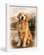 Personalized Pet Memorial Canvas Print - Framed