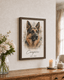 Personalized Pet Memorial Canvas Print - Framed